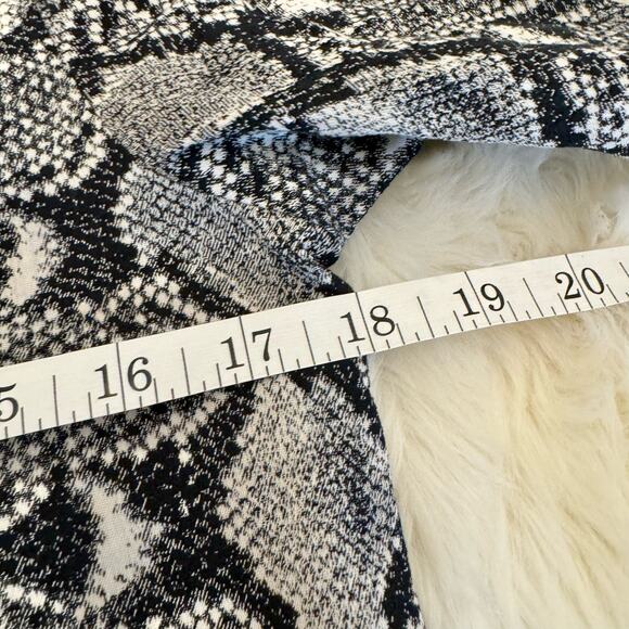 Zara Snake Skin Short Sleeve Mini Shift Dress Small - Picture 10 of 12